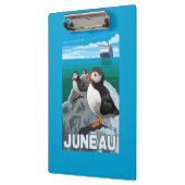 Puffins & Cruise Ship - Juneau, Alaska Klembord (Links)