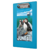 Puffins & Cruise Ship - Juneau, Alaska Klembord (Links)