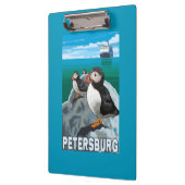 Puffins & Cruise Ship - Petersburg, Alaska Klembord (Links)