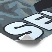 Puffins & Cruise Ship - Seldovia, Alaska Poster (Hoek)