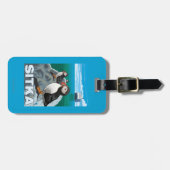 Puffins & Cruise Ship - Sitka, Alaska Bagagelabel (Voorkant horizontaal)