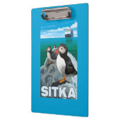Puffins & Cruise Ship - Sitka, Alaska Klembord (Links)