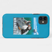 Puffins & Cruise Ship - Wrangell, Alaska Case-Mate iPhone Case (Achterkant (horizontaal))