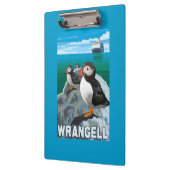 Puffins & Cruise Ship - Wrangell, Alaska Klembord (Links)