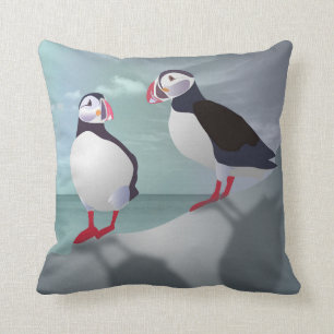 Puffins Design Sierkussen
