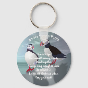 Puffins Design Sleutelhanger