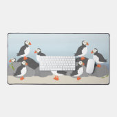 Puffins Desk Mat (Keyboard & Muis)