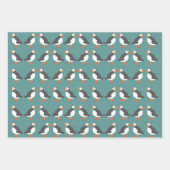 Puffins die papierbladen overvullen inpakpapier vel (Voorkant 2)