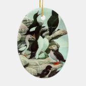  Puffins en watervogels van Louis Fuertes Keramisch Ornament (Achterkant)