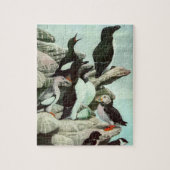 Puffins en watervogels van Louis Fuertes Legpuzzel (Verticaal)