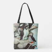Puffins en watervogels van Louis Fuertes Tote Bag (Achterkant)