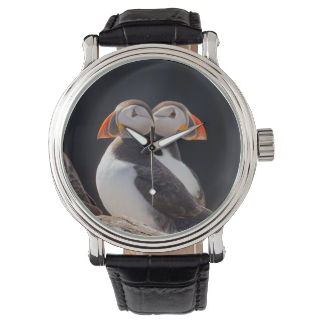 Puffins Horloge (Voorkant)