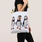 puffins in september tote bag (Dichtbij)