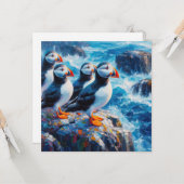 Puffins Kaart (Voorkant / Achterkant in situ)