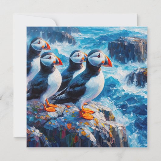 Puffins Kaart (Voorkant)