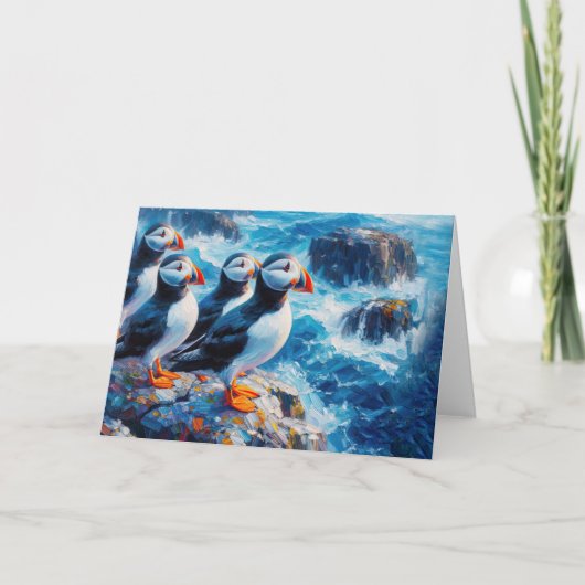 Puffins Kaart (Voorkant)