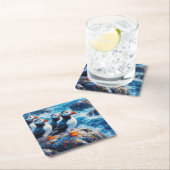 Puffins Kartonnen Onderzetters (Insitu)