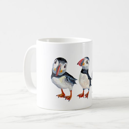 Puffins Koffiemok (Voorkant links)