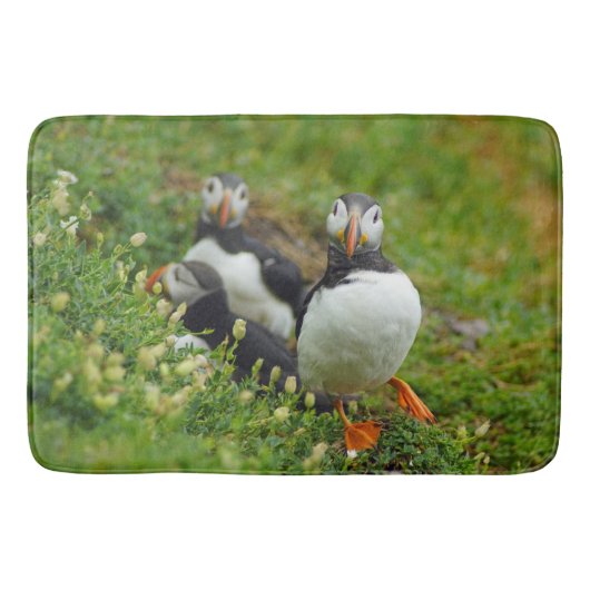 Puffins - little birds big badmat (Voorkant)