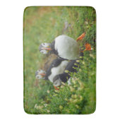 Puffins - little birds big badmat (Voorkant Verticaal)