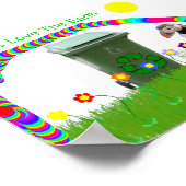 Puffins Love the Earth Poster (Hoek)