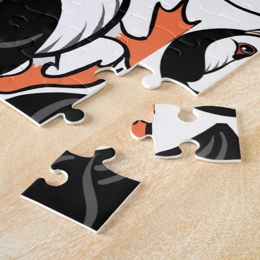 Puffins op Parade puzzel Legpuzzel (Zijkant)