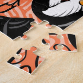 Puffins op Parade - Sinaasappel - Legpuzzel (Zijkant)