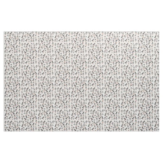 Puffins Pattern Stof (Fat Quarter)