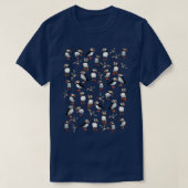 Puffins Pattern T-shirt (Design voorkant)