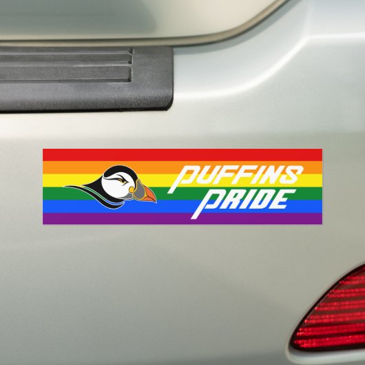 Puffins Pride Bumpersticker (Op auto)