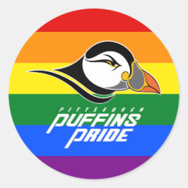 Puffins Pride Ronde Sticker