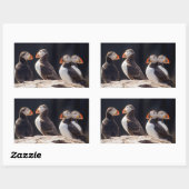 Puffins Rechthoekige Sticker (Vel)