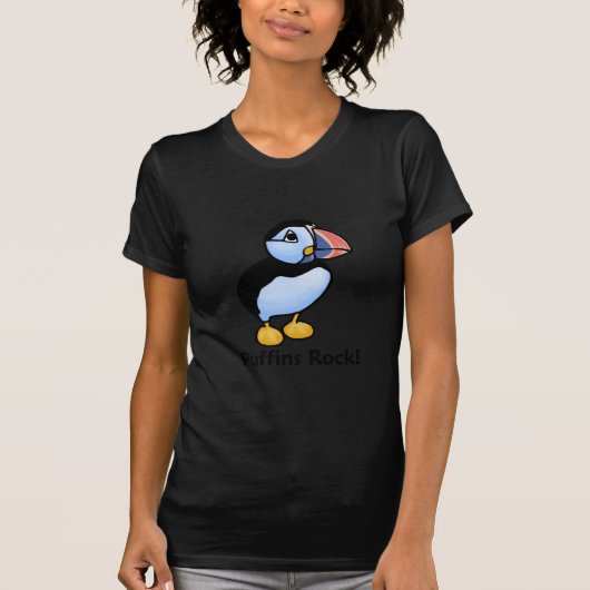 Puffins Rock! T-shirt (Voorkant)