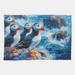 Puffins Theedoek
