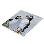Puffins Tile/Trivet Tegeltje (Zijkant)
