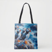Puffins Tote Bag (Voorkant)