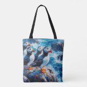 Puffins Tote Bag (Achterkant)