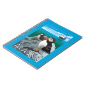 Puffins watching a Cruise Ship Notitieboek (Linkerzijde)