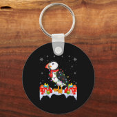 Puffins Wearing Xmas Light - Puffins Lover Christm Sleutelhanger (Voorkant)