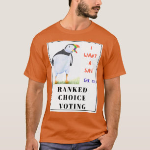 Puffins willen inspraak in de stemming. t-shirt