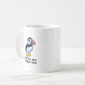 Puffins zijn ook mensen koffiemok (Voorkant links)