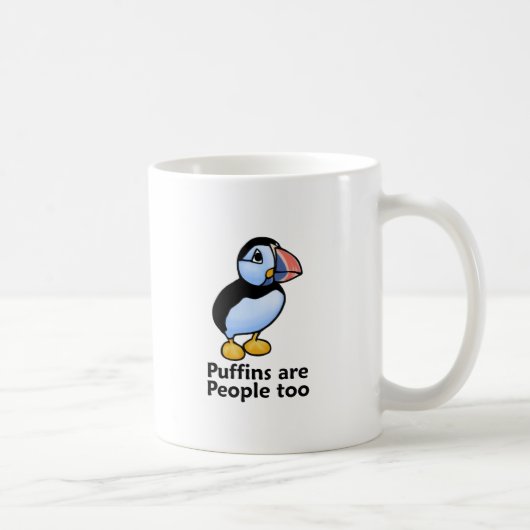 Puffins zijn ook mensen koffiemok (Rechts)