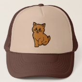 Puffy Cat - Sinaasappel Trucker Pet (Voorkant)