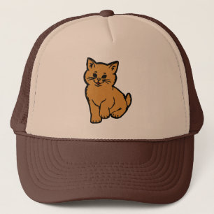 Puffy Cat - Sinaasappel Trucker Pet