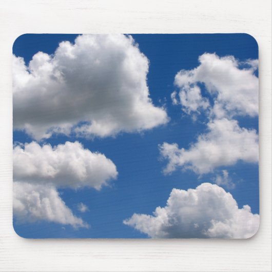 Puffy Clouds Mousepad Muismat (Voorkant)