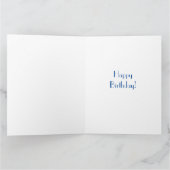 Puffy Clouds on Blue Sky Kaart (Binnen)