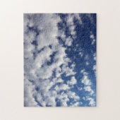 Puffy Clouds on Blue Sky Legpuzzel (Verticaal)