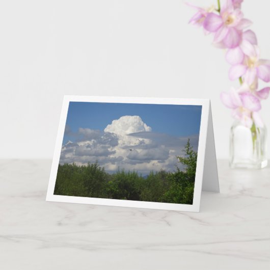 Puffy Clouds, Skyscape Kaart (Orchidee)