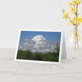 Puffy Clouds, Skyscape Kaart (Gele Bloem)