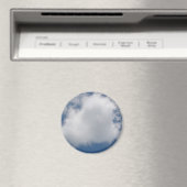 Puffy Cumulus Clouds in Blue Sky Magneet (Insitu (Vaatwasser))